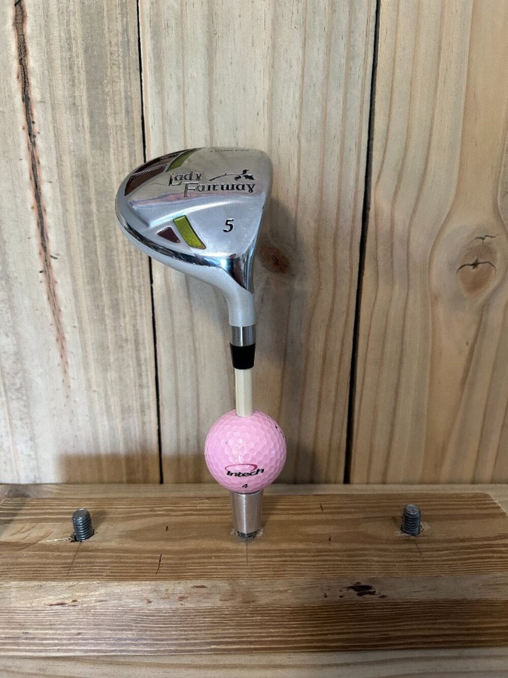 Handcrafted Lady Fairway Golf Club Beer Tap Handle